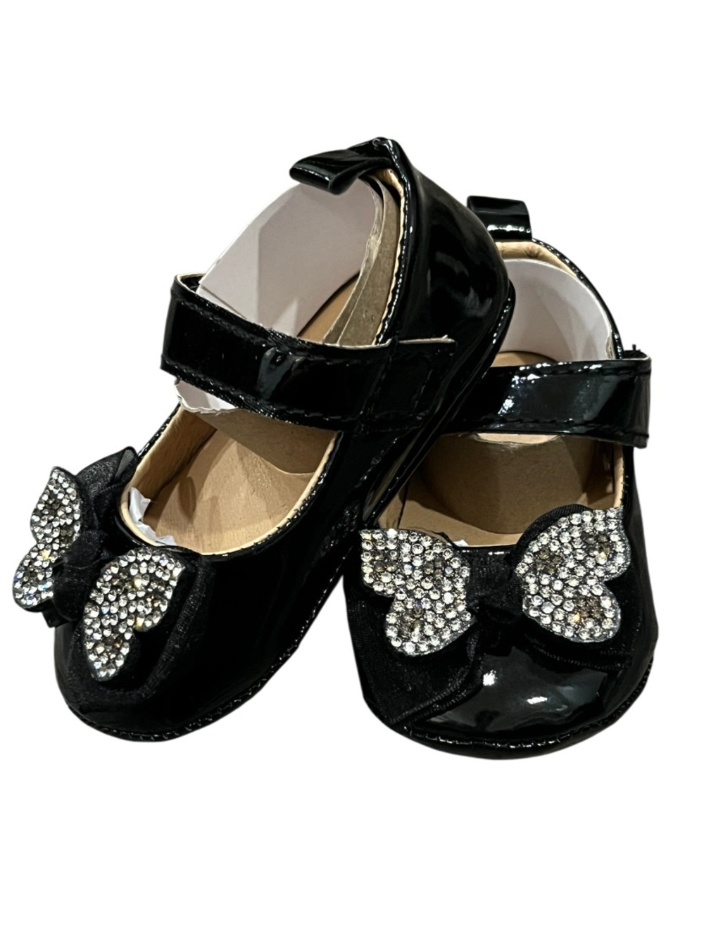 Baby Girl Mary Jane Shoes Non-Slip Rubber Sole Ballet Slippers Infant 3-9 Months
